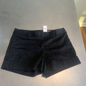 Express Black Cuffed Chino Short